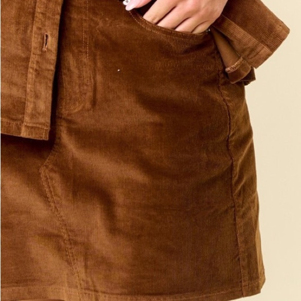CUSTOM BROWN CORDUROY SET - please check photos and description - Picture 5 of 5